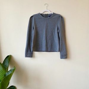 Rachel Roy Gray Crewneck Sweater